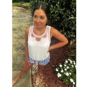 YA Los Angeles White Blouse Tank